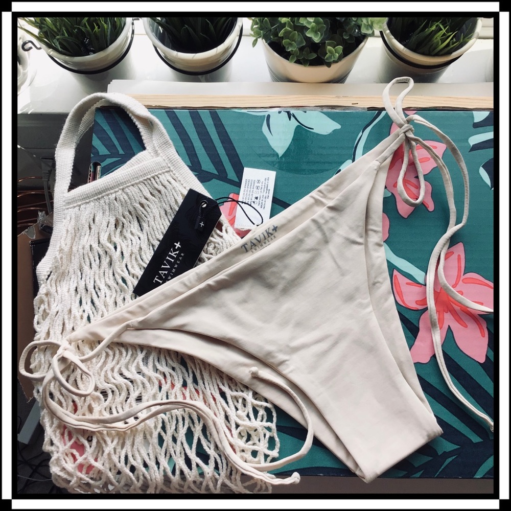 Tavik NWT Jax Bikini Bottom in Tapioca Size Small
